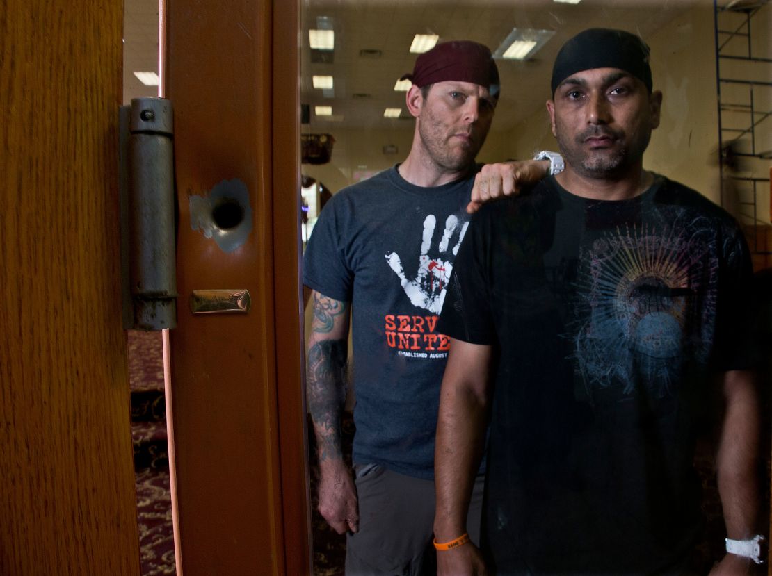 Pardeep Kaleka, right, and Arno Michaelis became close after the Oak Creek shooting. Today, the two work together to prevent young people from falling into violent extremism.