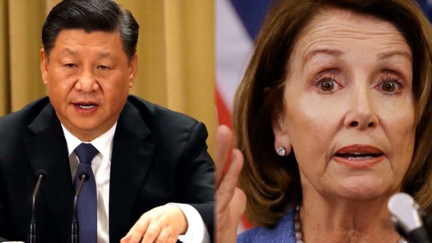 split xi pelosi 2