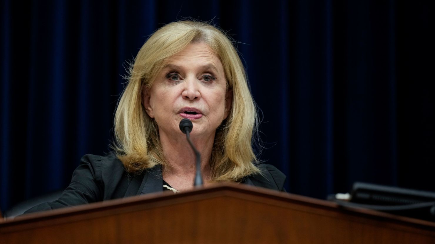 Rep. Carolyn Maloney speaks during a House Oversight Committee hearing on Capitol Hill on July 27, 2022 in Washington.