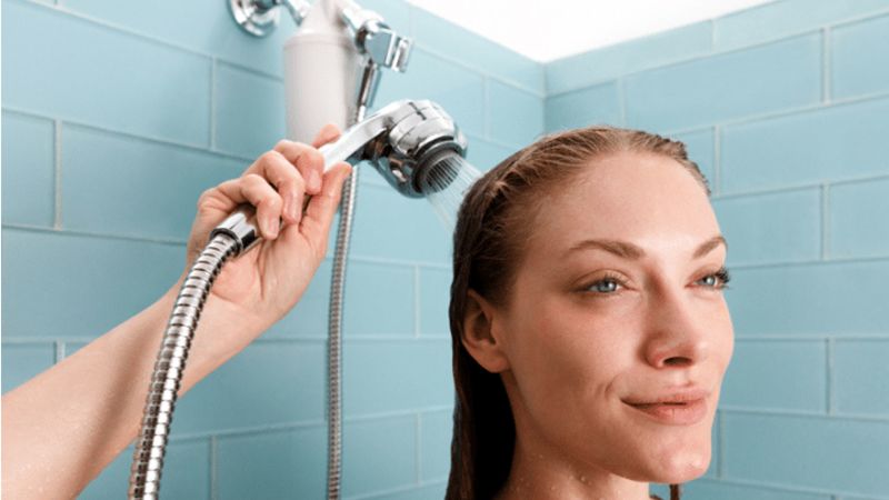 How to Put on a Shower Water Filter 
