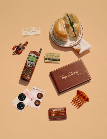 Lilian still-life of collected objects.