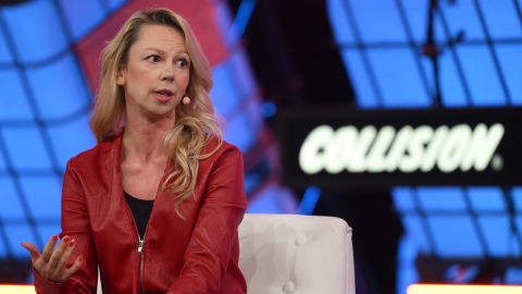Renate Nyborg, CEO, Tinder on Centre Stage, during day three of Collision 2022 at Enercare Centre in Toronto, Canada on June 23, 2022.