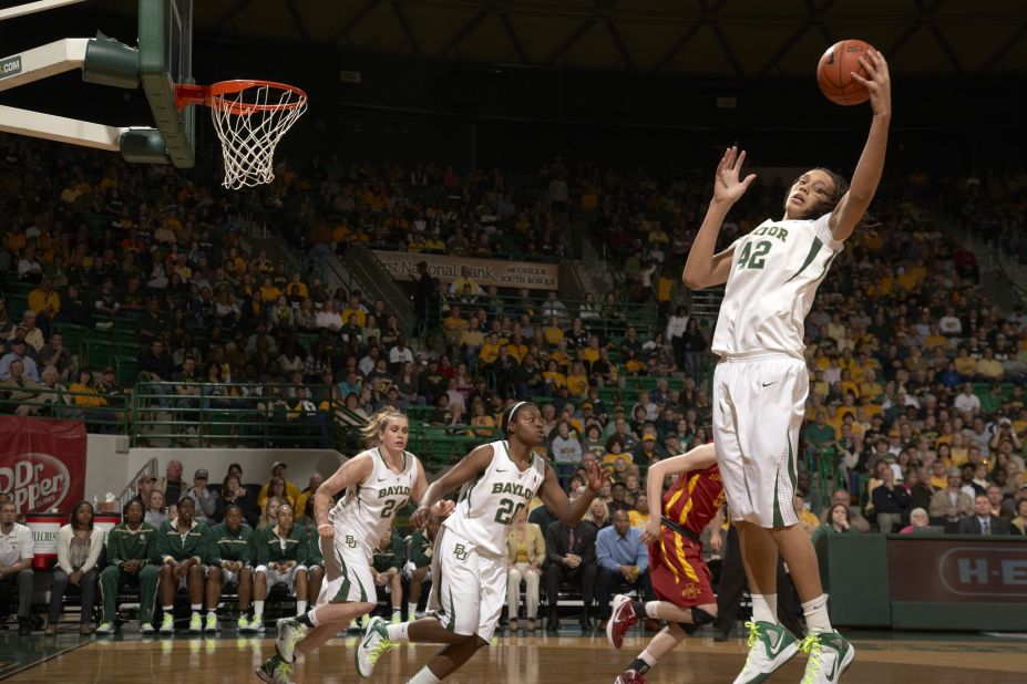 Griner plays against Iowa State in 2012.
