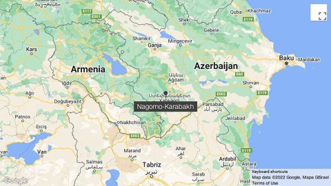 nagorno-karabakh clashes 080422 MAP