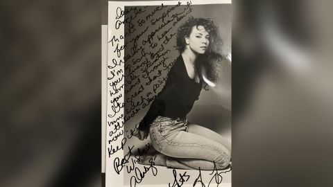 After the shooting, Angela Welch received a surprising package from Mariah Carey that included the singer's self-titled album, an autographed photo and a note of sympathy.
