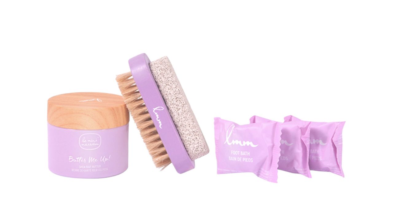 Le Mini Macaron Cocooning Time 3-in-1 Spa Pedicure Set