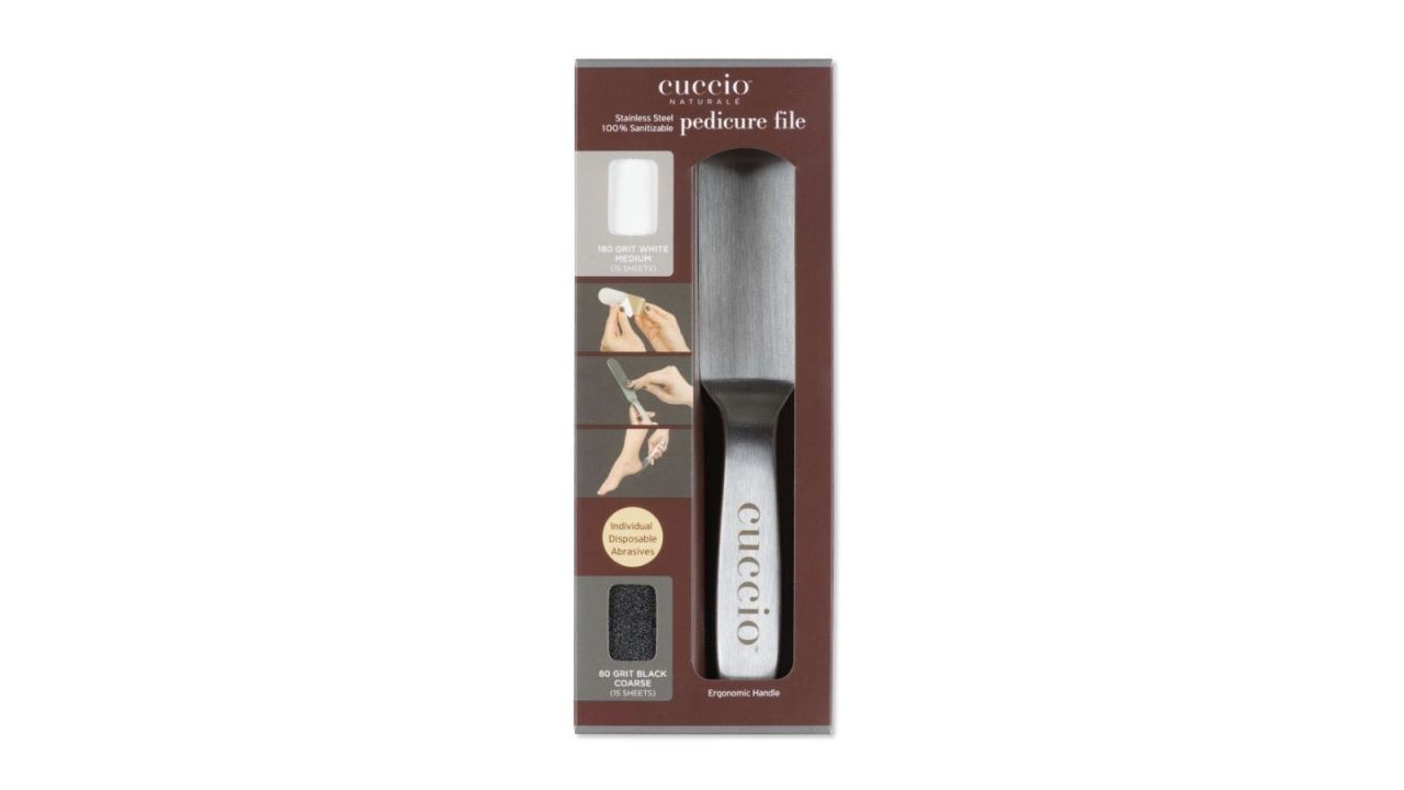 Cuccio Naturale Reusable Stainless Steel Pedicure File