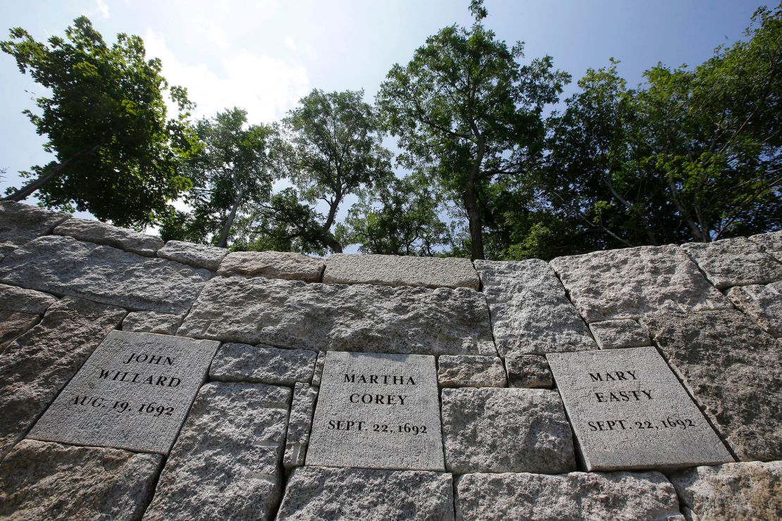 Some of the women who were hanged during the Salem witch trials have been memorialized.