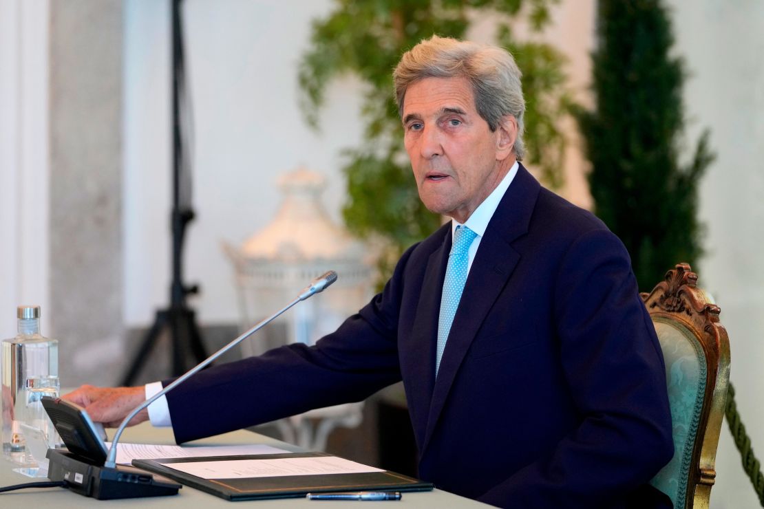 US Special Presidential Envoy for Climate John Kerry attends Portugal's Council of State in June.