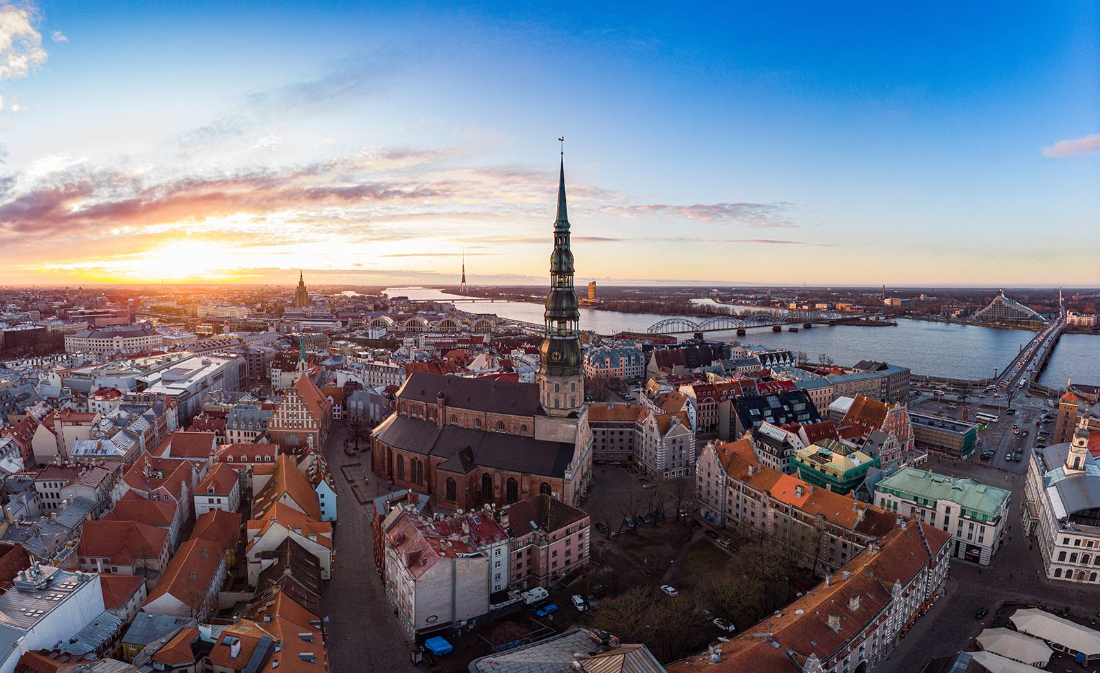 <strong>Steering clear: </strong>Tourists are afraid of visiting cities like Riga because of its proximity to Ukraine.