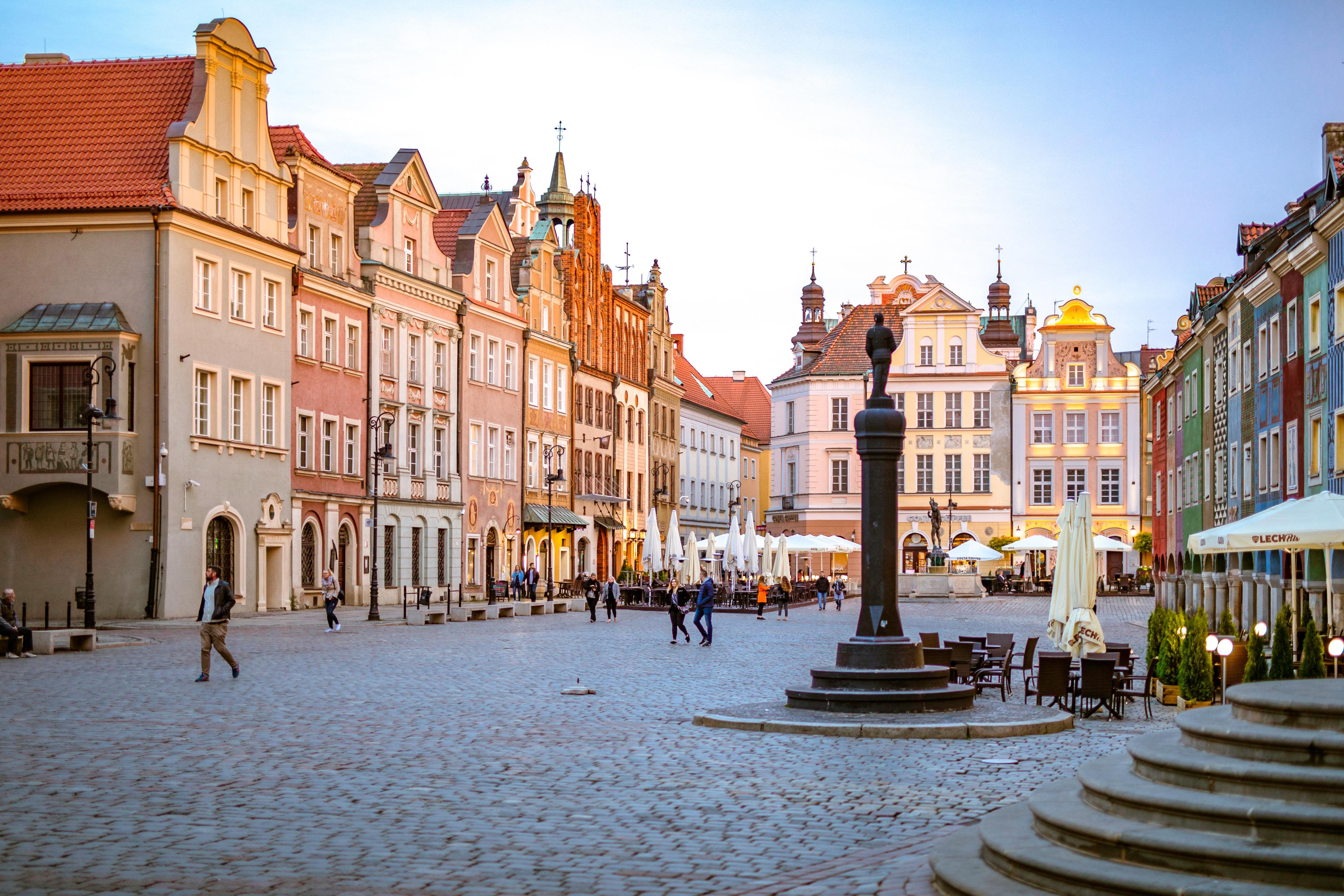 Yankee town: Poznan sees plenty of American tourists because of a nearby US base.