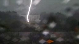 Three people are dead and one is injured following a lightning strike across the street from the White House Thursday night.