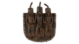 A square bronze pendant or ornament is one of 72 objects the Horniman Museum and Gardens has agreed to transfer to Nigeria. British forces seized the artifacts from the Kingdom of Benin in modern-day Nigeria.