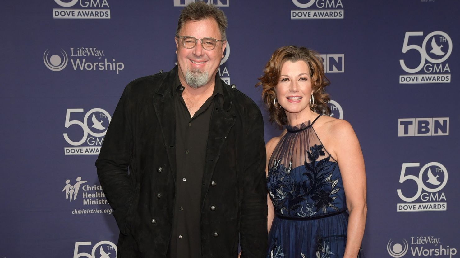 Vince Gill and Amy Grant in 2019.