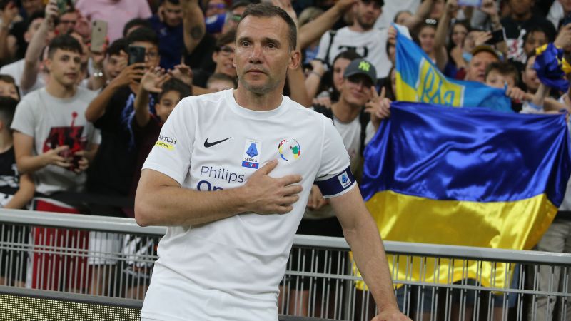 AC Milan icon Andriy Shevchenko thanks former club for supporting Ukraine amid war effort | CNN