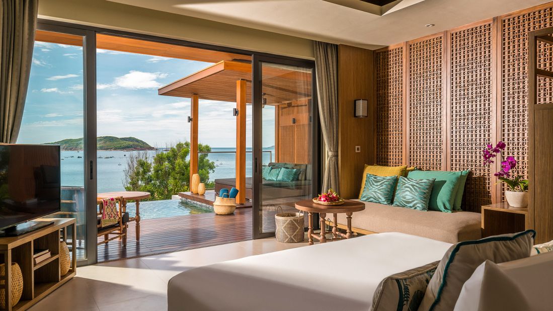 <strong>Anantara Quy Nhon Villas:</strong> The resort offers just 26 sleek one- and two-bedroom villas dotted across seven hectares of tropical gardens.