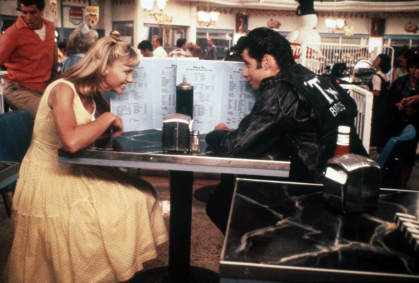 Newton-John stars in Grease.