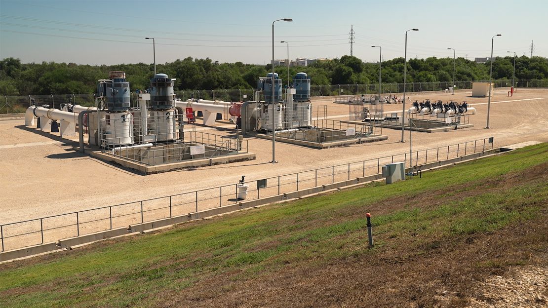 Part of the Ashdod desalination plant, which will turn seawater into "sweet" water. 