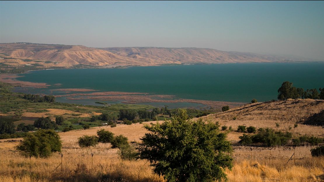 The Sea of Galilee.