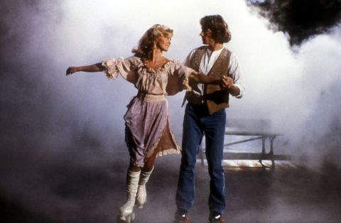 Newton-John appears with Andy Gibb in the 1980 film 