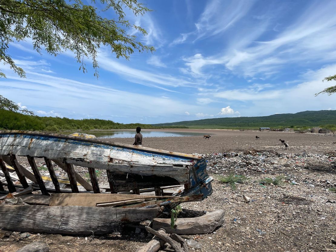 A boat in La Gonave, Haiti.