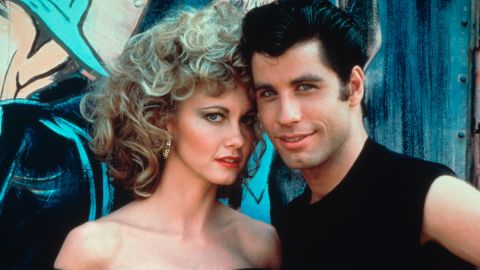 (From left) Olivia Newton-John and John Travolta in the 1978 film "Grease."