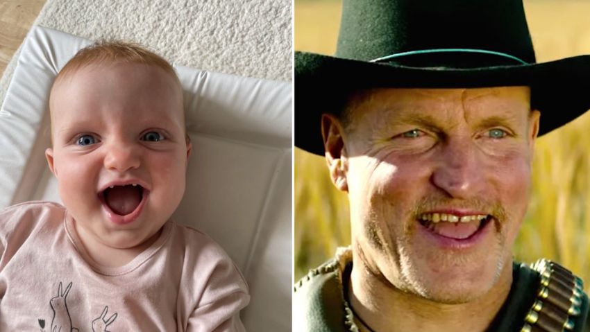 woody harrelson baby twin moos vpx