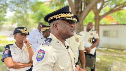 Director General of the Haitian police force Frantz Elbe.