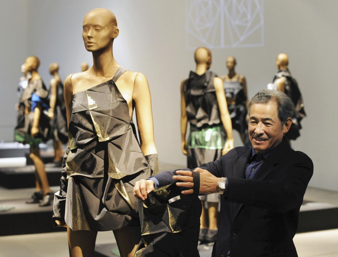 Issey Miyake pictured in Tokyo in 2015.