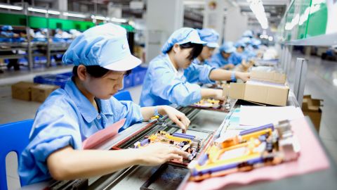 China se ha convertido en una potencia mundial en la industria electrónica durante la última década.