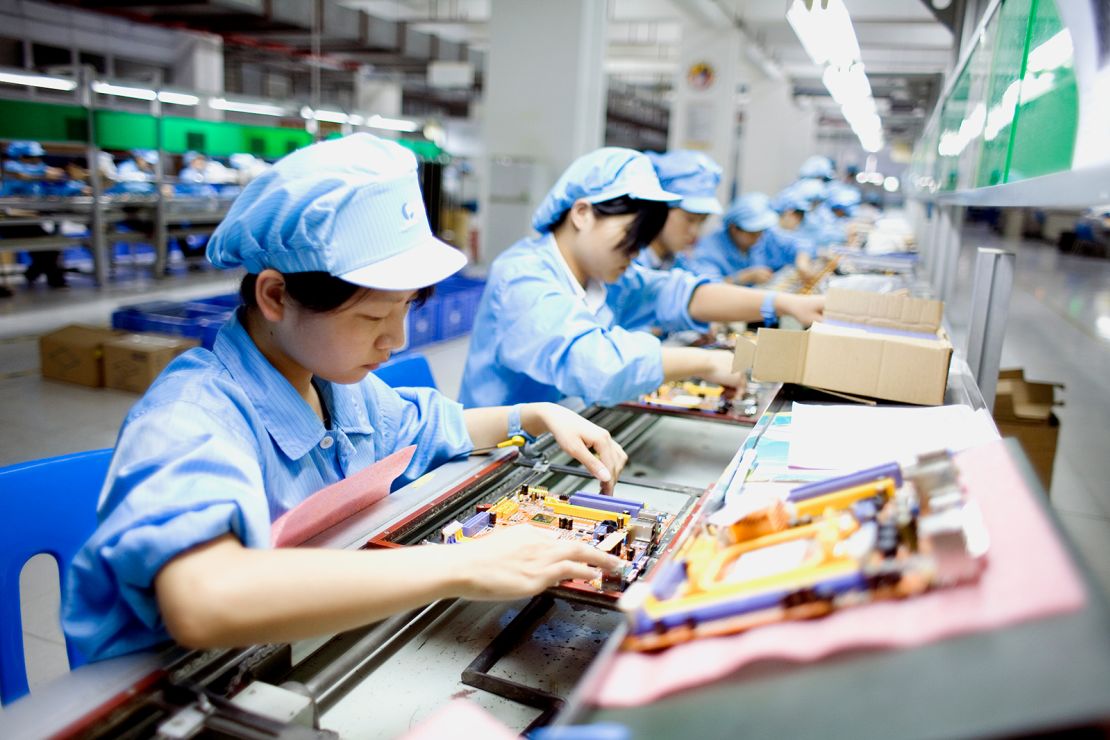 China has become a global hub for electronics manufacturing over the last decade.