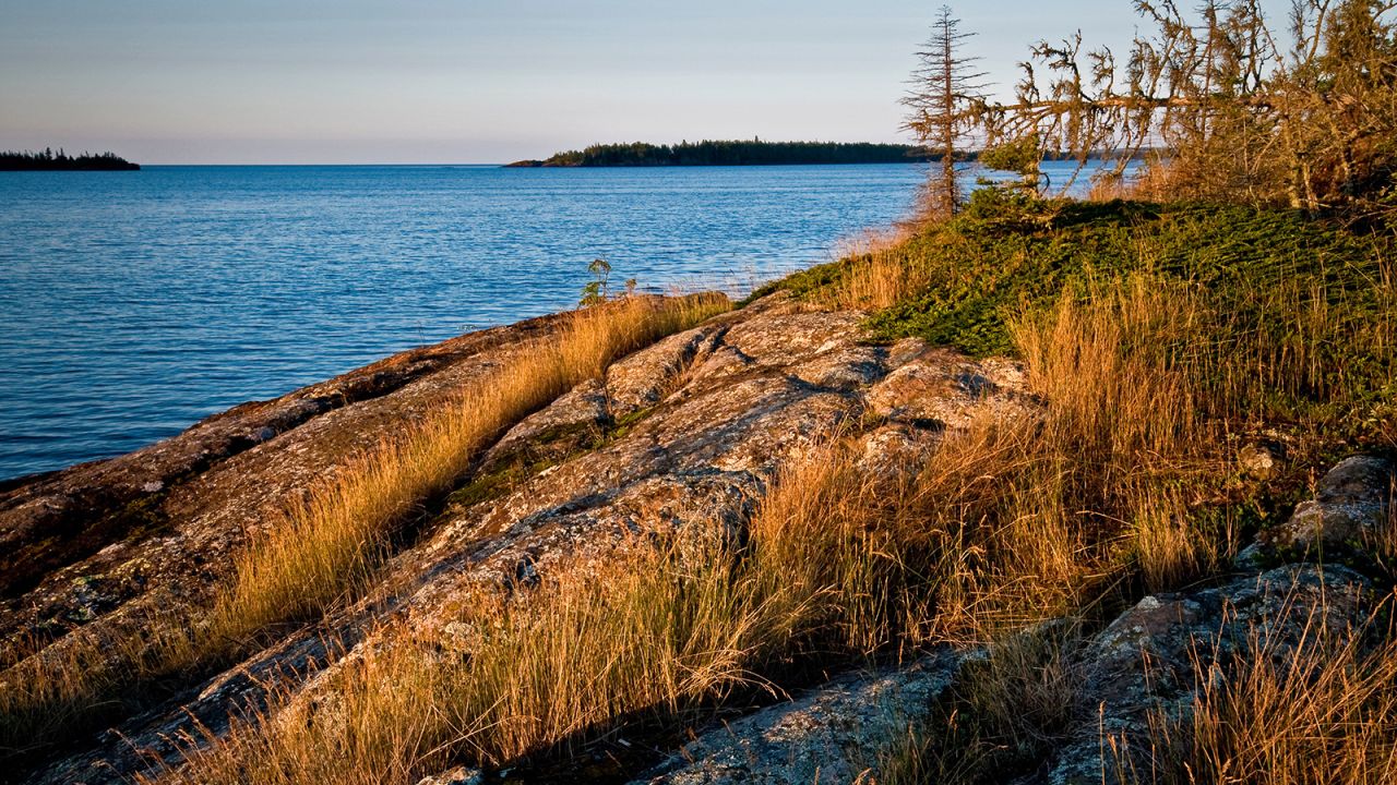 <strong>7. Isle Royale National Park, Michigan:</strong> An isolated archipelago in Lake Superior, Isle Royale boasts 165 miles of trails and more than 30 campgrounds. 