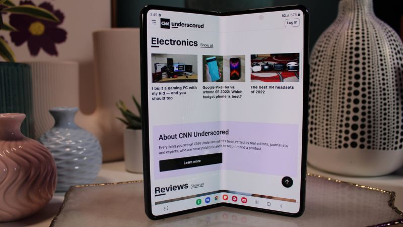 Is the $1,799 Galaxy Z Fold 4 worth pre-ordering? Here are our early impressions | CNN Underscored
