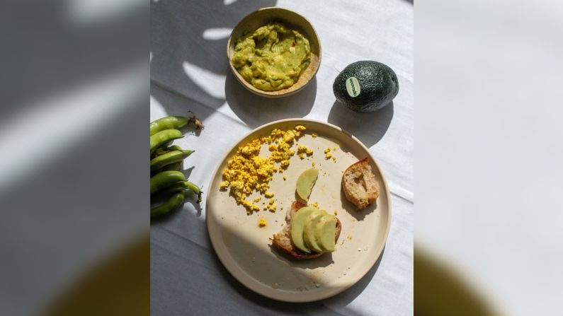 Made from four simple ingredients grown locally in the UK, Ecovado was created as a low-impact alternative to the resource-intensive avocado -- around <a href="https://edition.cnn.com/2019/04/05/health/everyday-foods-water-drought-climate-intl" target="_blank">2,000 liters of water </a>are used to grow one kilogram of the fruit. 