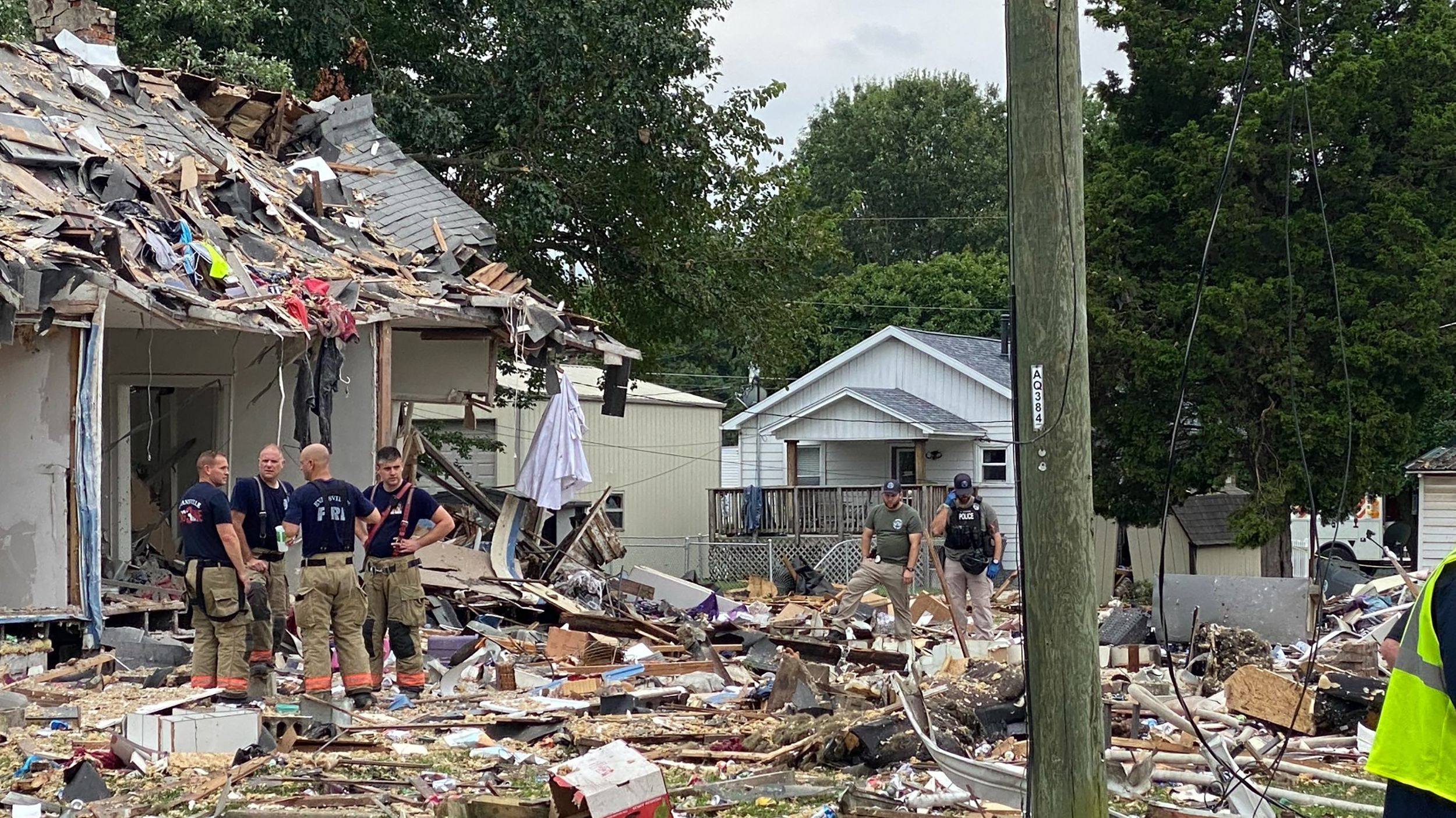 Cause of Indiana house explosion that killed 3 and damaged 39 homes