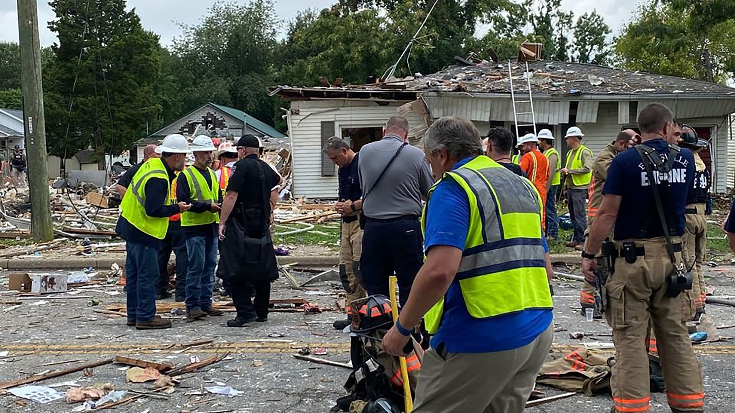 Cause of Indiana house explosion that killed 3 and damaged 39 homes