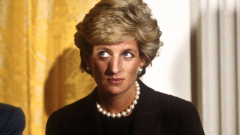 Princess Diana at a 1996 White House event, as seen in HBO's 'The Princess.'