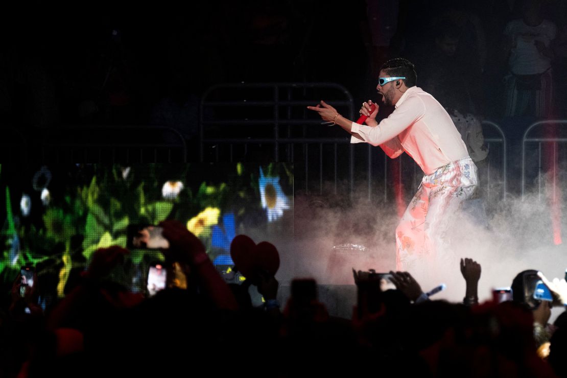 Bad Bunny performed "El Apagón," or "The Blackout," among other songs, at his July 28 concert in San Juan.