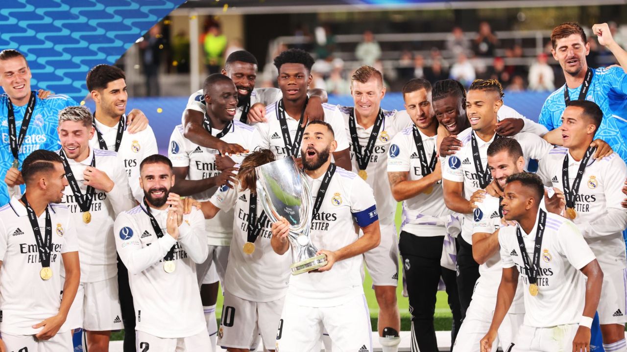 Real Madrid beat Eintracht Frankfurt in the UEFA Super Cup to win its first trophy of the season.