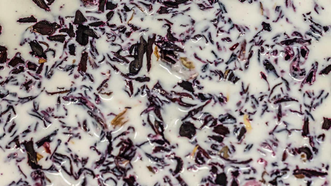 Hibiscus, cloves and anise ice cream. "This (is) ice cream for my identity, for other people's sake," Guzha told CNN.
