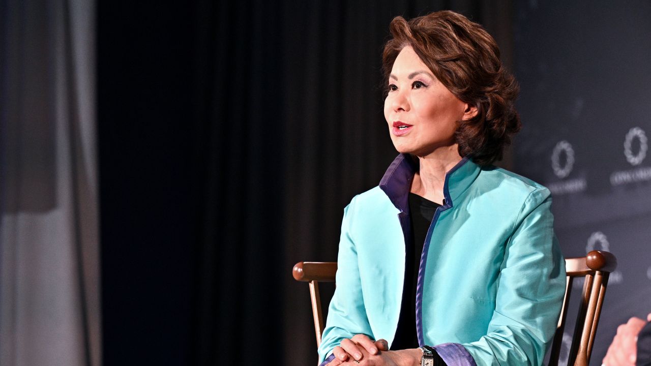 Elaine Chao speaks in Lexington, KY in April 2022.