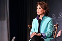 Elaine Chao speaks in Lexington, KY in April 2022.