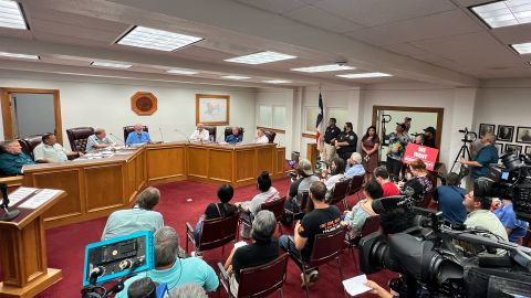 Residents press the Uvalde City Council on Tuesday about the police response to the Robb Elementary massacre.