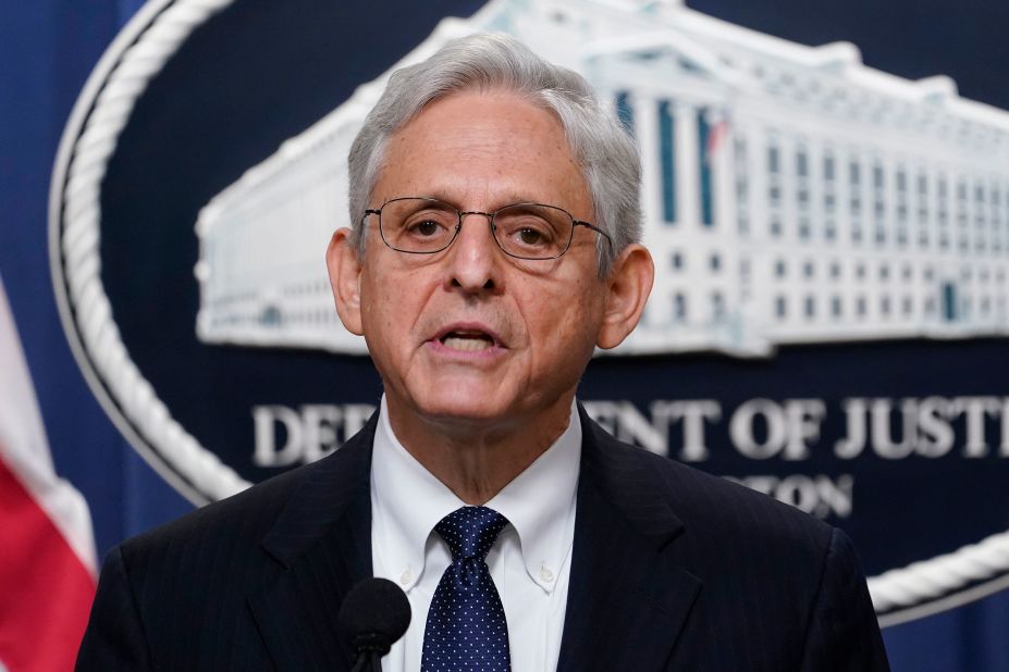 US Attorney General Merrick Garland speaks at the Justice Department in Washington, DC, on Thursday, August 11. <a href="https://www.cnn.com/2022/08/11/politics/garland-announcement-justice-department/index.html" target="_blank">In his first public statement</a> since federal agents searched former President Donald Trump's home at Mar-a-Lago earlier this week, Garland said that the Justice Department had filed in court a request that the search warrant and property receipt from the search be unsealed. Garland also said he "personally approved the decision to seek a search warrant in this matter."