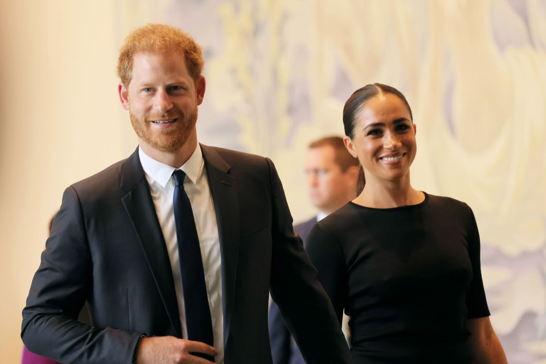 Prince Harry, Duke of Sussex and Meghan, Duchess of Sussex at the United Nations Headquarters in New York City on July 18. 