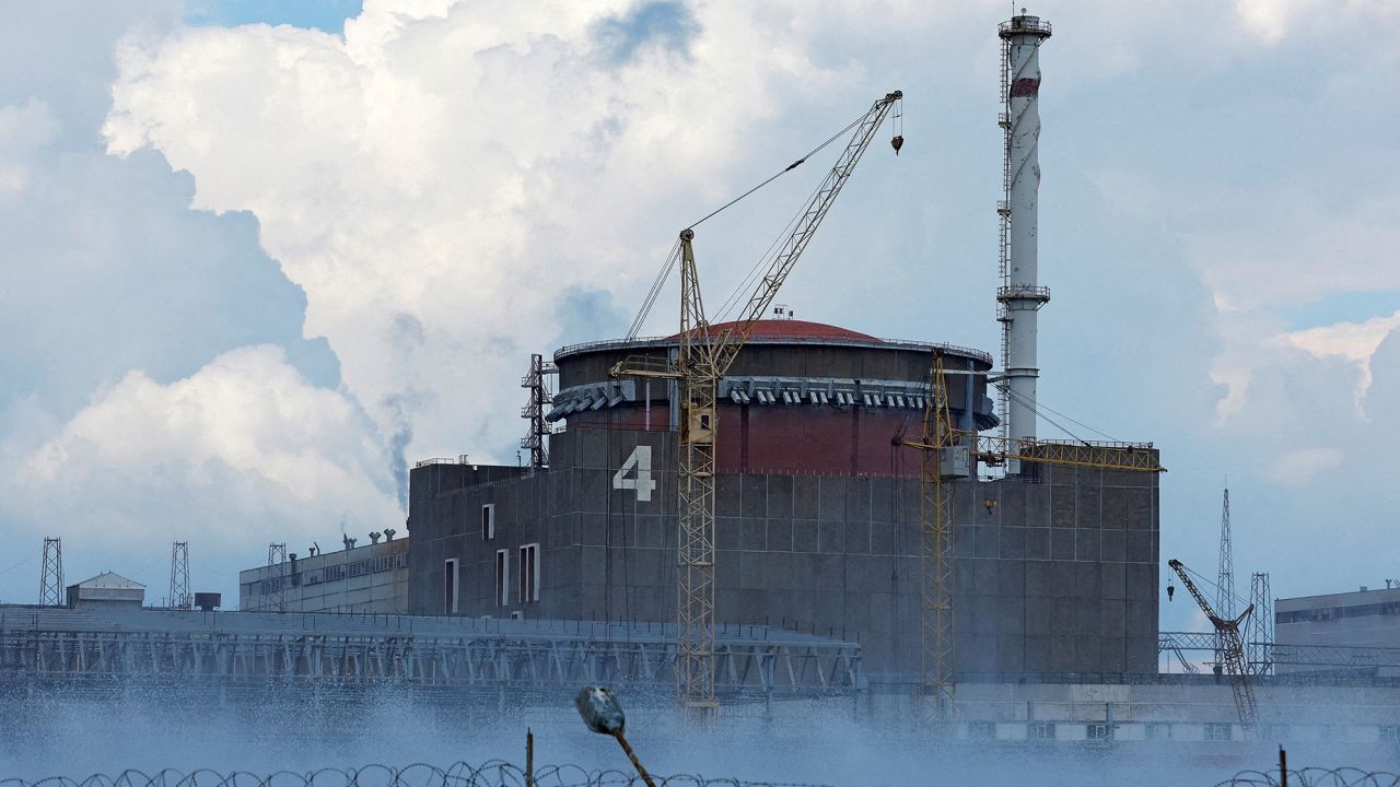Fighting has flared in recent weeks at the Zaporizhzhia nuclear power plant, which is under Russian control.