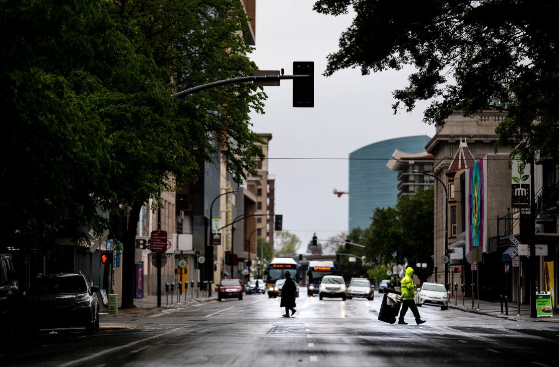 Downtown Sacramento today, which was raised 10-15 feet after the historic floods.