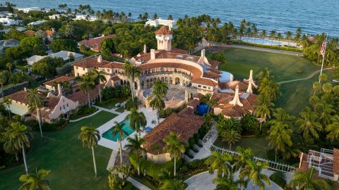 This is an aerial view of President Donald Trump's Mar-a-Lago estate, Tuesday, Aug. 10, 2022, in Palm Beach, Fla. The FBI searched Trump's Mar-a-Lago estate as part of an investigation into whether he took classified records from the White House to his Florida residence, people familiar with the matter said Monday. 