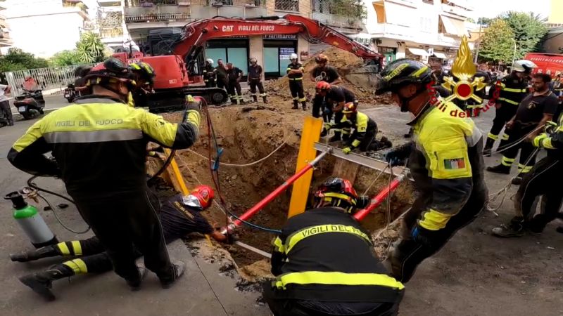 Man rescued from tunnel allegedly deliberate financial institution heist: Rome police