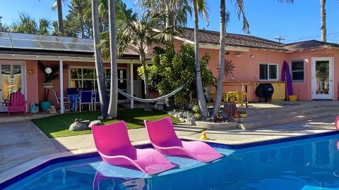 Alexandra Watkins said she has yet to host a Swimply reservation but recently listed her pool with a number of rules, including no kids allowed: "I think Swimply is about being comfortable with what you're offering."